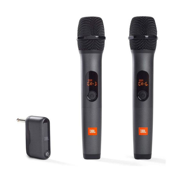 JBL Wireless Two Microphone System with Dual-Channel Receiver