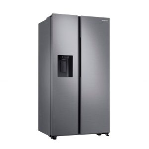 Samsung 617 Ltrs Side by Side Refrigerator w/ Water + Ice Dispenser | Inox
