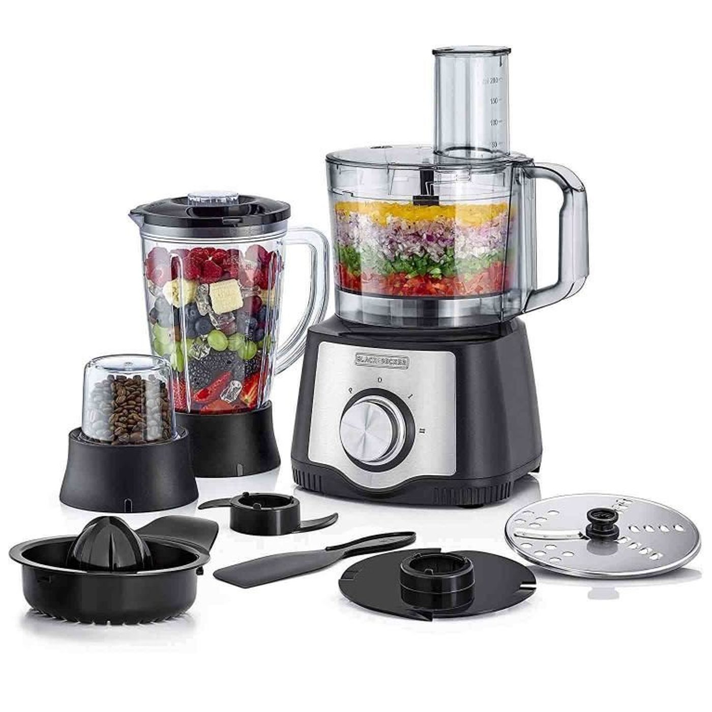 Black+Decker 600W Food Processor with Blender
