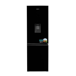 SPJ 369L Double Door Fridge with Water Dispenser Black