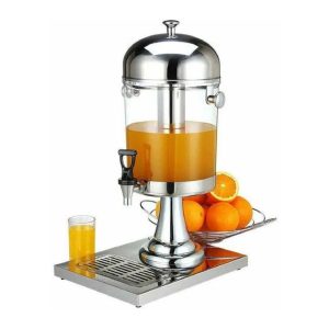 ADH 6 Liters Single Table Juice Dispenser Stainless (JD-81) – Silver