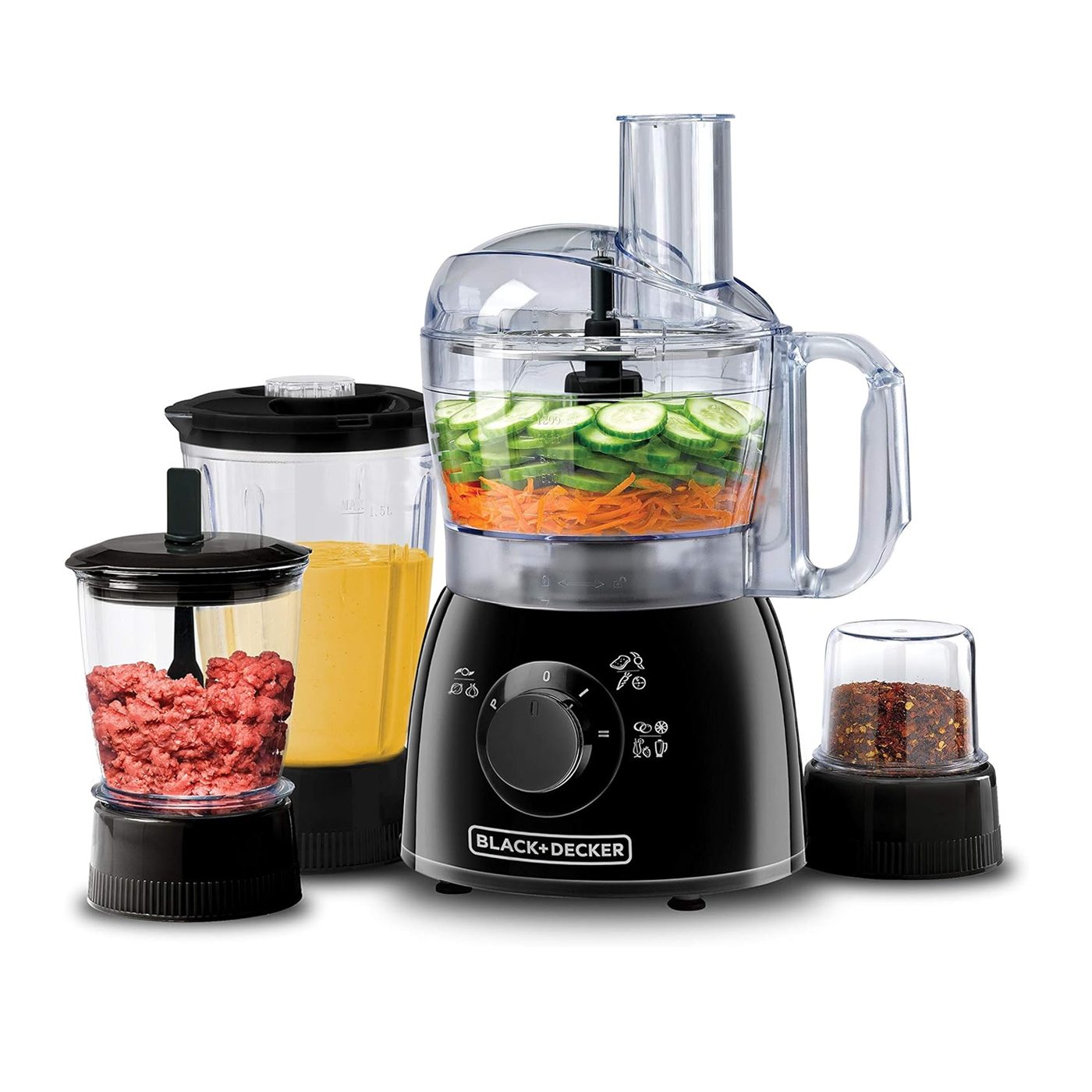 Black+Decker Food Processor 5 in 1 with Blender