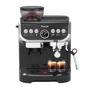 Saachi 19 Bar High Pressure Pump Coffee Maker Machine 2 Litre- Black