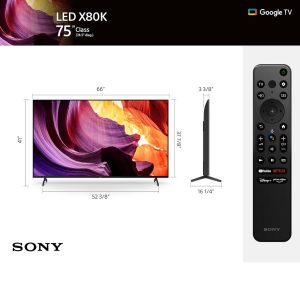 Sony 75 Inch 4K Ultra HD Smart Google TV