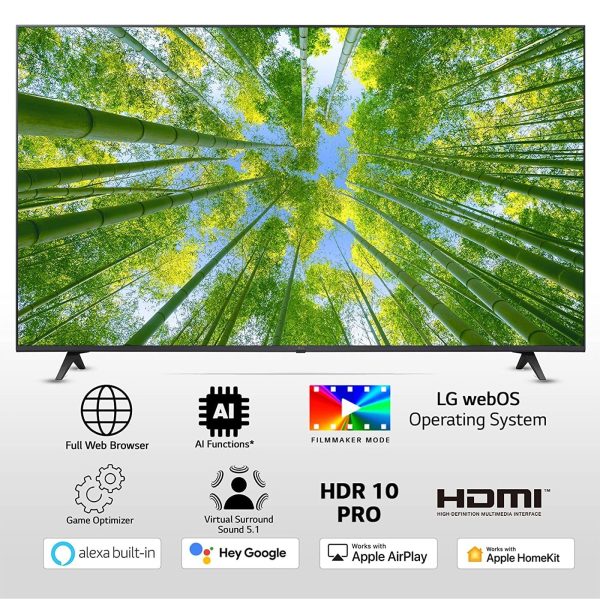LG UQ80 65 inch 4K Ultra HD LED Smart WebOS TV