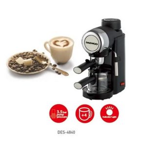 Alternative view of Daewoo Espresso Maker 0.24 L 800W DES4840 Portable Black