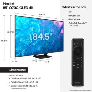 Samsung 85 inch Q70C QLED 4K Smart TV