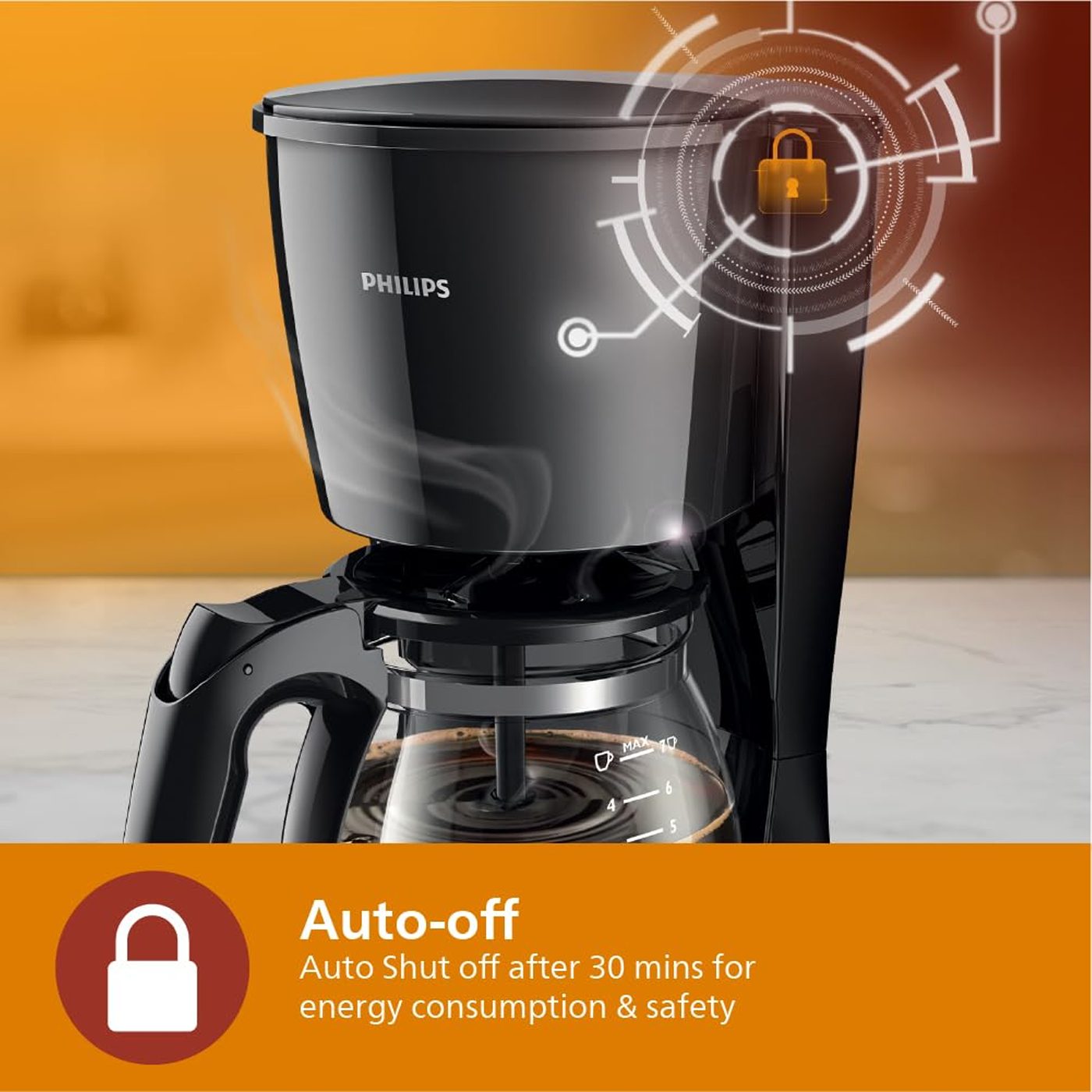 Philips 0.6 L Drip Coffee Maker 750W | HD7432/20 - Image 4