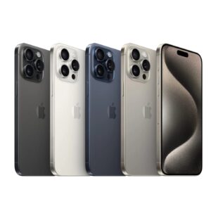 Alternative view of Apple iPhone 15 Pro Max 256GB Blue/Natural Titanium