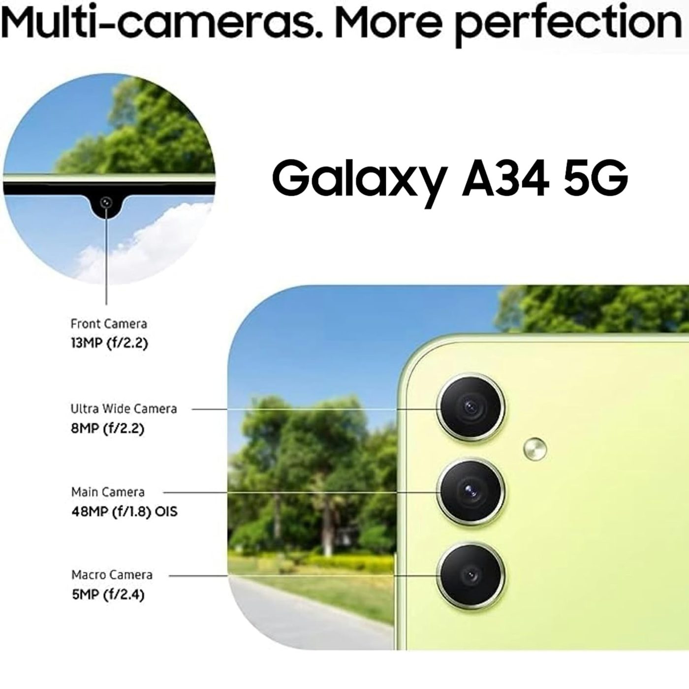 Samsung Galaxy A34 5G 8GB 128GB Black/Green