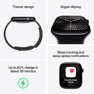 Apple Watch Series 10 46mm Smartwatch with Jet Black 4