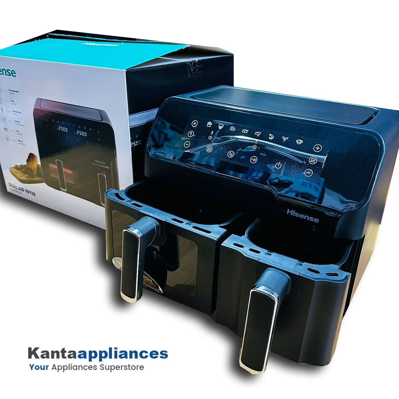 Hisense 8.8L Dual Air Fryer H09AFBK2S5