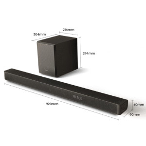 Hisense AX3100G 3.1ch 280W Soundbar with Wireless Subwoofer 4