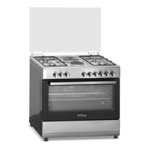 Titan 90cm Cooker 4 Gas + 2 Electric Cooker TN-FC9420XBS