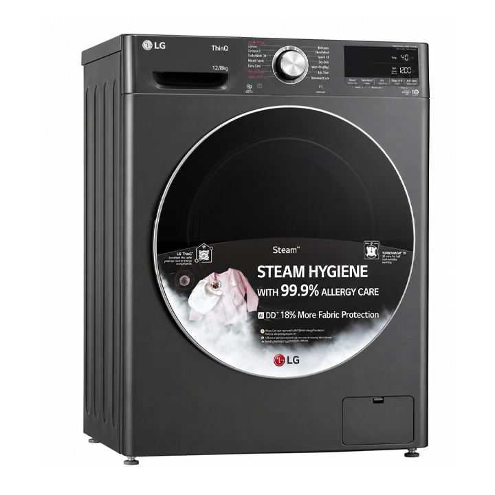 LG 12KG Washer 8KG Dryer Front Load Washing Machine